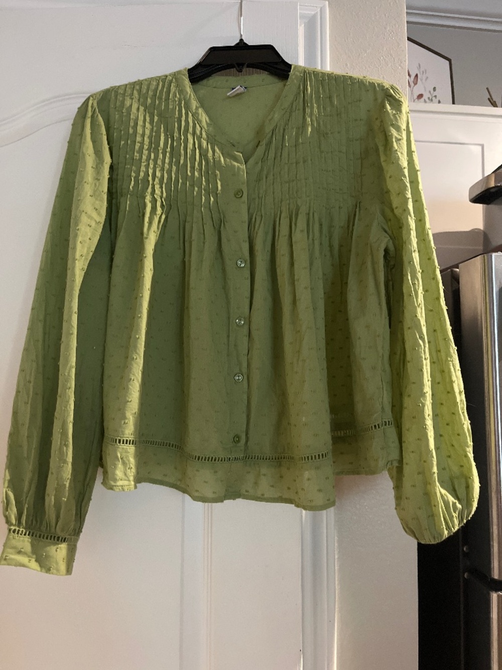 Old Navy Cotton Long Sleeve Button up Top/Blouse